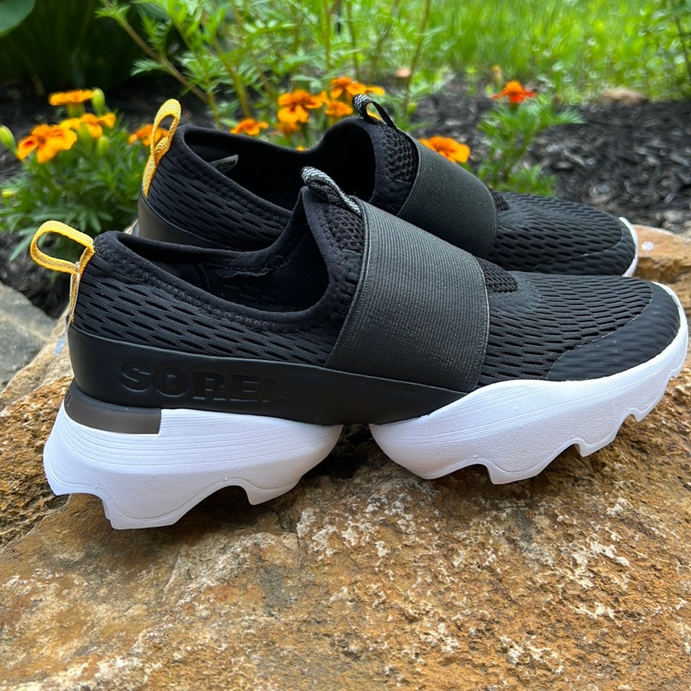 Sorel Black and White Athletic Shoes